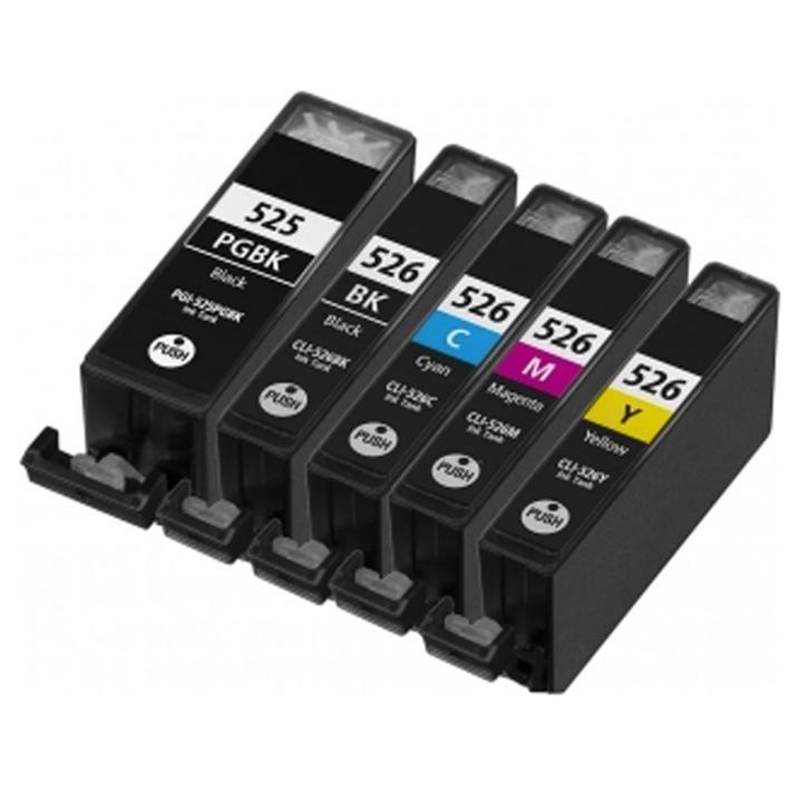 Set Alternatief Canon PGI-525 & CLI-526 serie MET CHIP, Computers en Software, Printerbenodigdheden, Nieuw, Ophalen of Verzenden