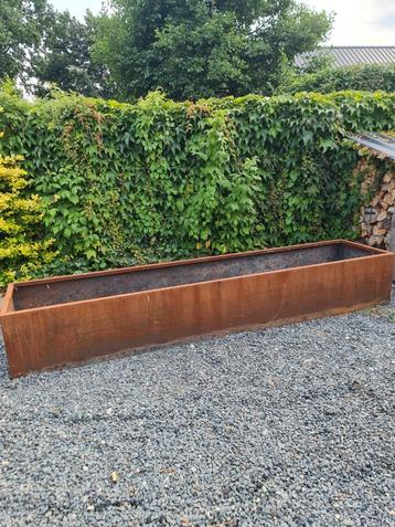Cortenstalen bloembakken | 300x65x45cm ook maatwerk! NIEUW! beschikbaar voor biedingen