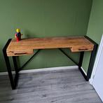 Sidetable, Huis en Inrichting, Ophalen, 100 tot 150 cm, Teakhout, Zo goed als nieuw