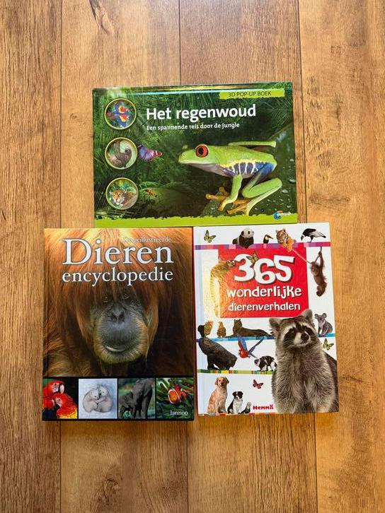 3 kinderboeken over dieren en natuur, Boeken, Kinderboeken | Jeugd | onder 10 jaar, Zo goed als nieuw, Sprookjes, Ophalen of Verzenden