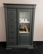 Olijfgroene spekkast, Huis en Inrichting, Kasten | Buffetkasten, Ophalen, 100 tot 150 cm, Onbekend, Onbekend