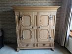 Massief eiken servieskast, Huis en Inrichting, Kasten | Buffetkasten, Ophalen, Klassiek, 150 tot 200 cm, Eikenhout