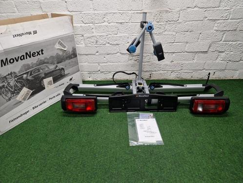 Nieuwe MovaNext Lux fietsendrager lichtgewicht 12.5 kg, Auto diversen, Fietsendragers, Nieuw, Trekhaakdrager, 2 fietsen, Brede banden