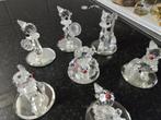 7 mini christallen clowntjes, helemaal gaaf, Antiek en Kunst, Ophalen of Verzenden