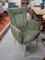 2 Nieuwe Armleuning stoelen, houten poot, olijf, Greep, H&H, Huis en Inrichting, Stoelen, Ophalen, Hout, Twee, Overige kleuren