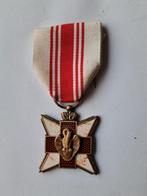 Vintage Belgie rode kruis medaille, Ophalen of Verzenden, Overige materialen