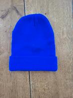 Blauwe beanie 12 stuks, Ophalen of Verzenden, Zo goed als nieuw, Overige maten, Muts