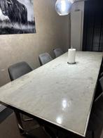 Marmer Tafel, Huis en Inrichting, Ophalen, Overige materialen, 200 cm of meer, 50 tot 100 cm