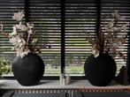 2 grote vazen light & living Skeld met kunstbloemen, Huis en Inrichting, Woonaccessoires | Vazen, Ophalen, Kunststof, 50 tot 75 cm