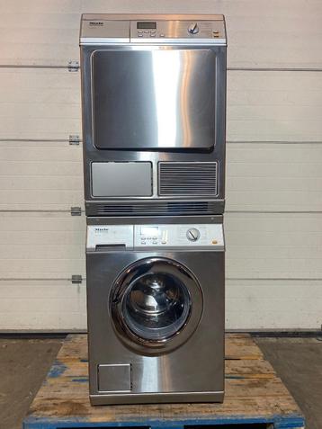 Miele Professional RVS was/droog combinatie beschikbaar voor biedingen