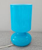 Ikea Lykta lamp - lichtblauw glas, Ophalen of Verzenden, Gebruikt, Glas, Minder dan 50 cm