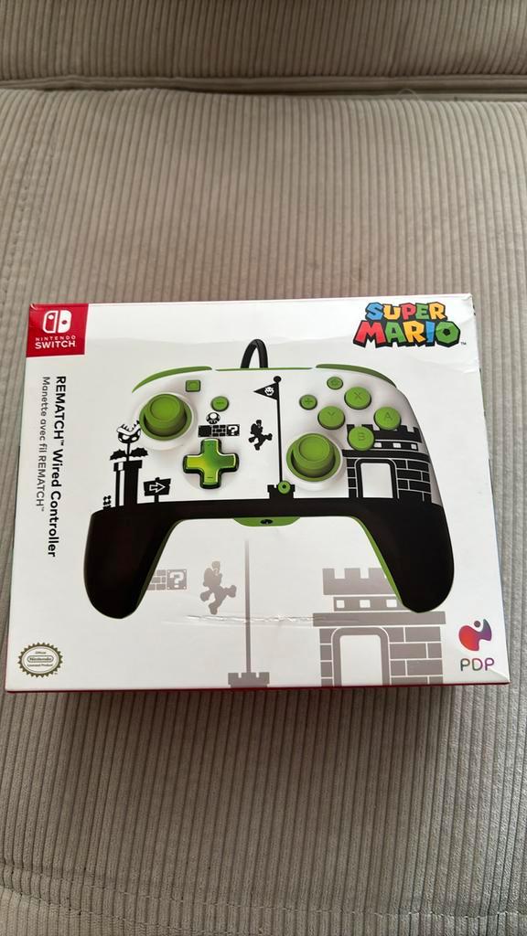 Super Mario Controller Switch, Spelcomputers en Games, Spelcomputers | Nintendo Consoles | Accessoires, Zo goed als nieuw, Switch