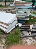 Stukken dakplaat, Doe-het-zelf en Verbouw, Platen en Panelen, Ophalen, Gebruikt, Overige materialen, 100 mm of meer