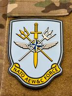 Pvc embleem NATO AEW&C Force AWACS, Verzenden, Luchtmacht, Embleem of Badge