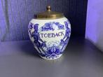 Goedewaagen Holland Tabakspot met Deksel - Delfts Blauw Aard, Antiek en Kunst, Antiek | Keramiek en Aardewerk, Ophalen of Verzenden