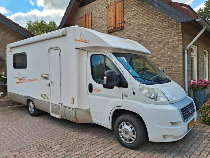 Rimor half integraal camper, queensbed, bj 2008, Caravans en Kamperen, Campers, Bedrijf, Half-integraal, Ophalen