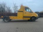 Mercedes Sprinter 518 met veldhuizen semi dieplader 60000 km, Auto's, Vrachtwagens, Euro 5, Zwart, Overige kleuren, Bedrijf