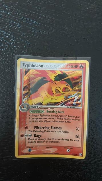 Typhlosion Pokemon beschikbaar voor biedingen