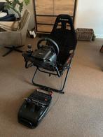 Race simulator set - Logitech stuur, pedalen, Playseat, Ophalen, Gebruikt