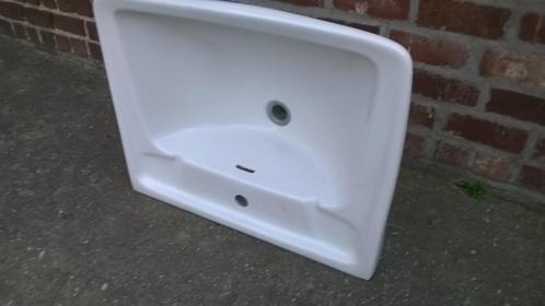 Porseleinen lavabo, Huis en Inrichting, Badkamer | Badtextiel en Accessoires, Gebruikt, Overige typen, Wit, Ophalen