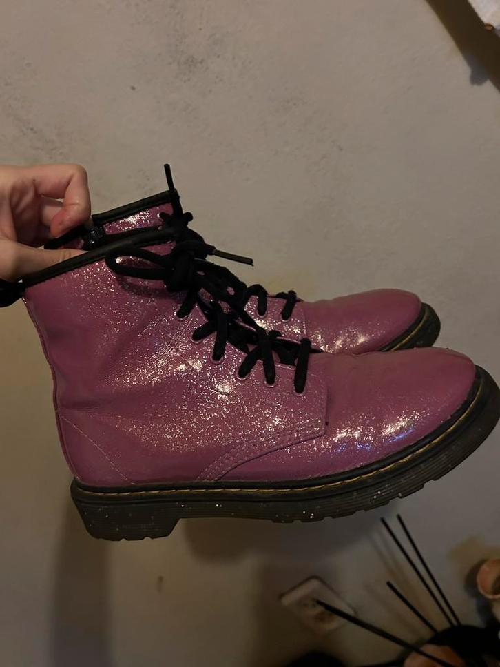 Dr. Martens Roze Glitter Laarzen - Maat 36, Kleding | Dames, Schoenen, Lage of Enkellaarzen, Roze, Ophalen of Verzenden