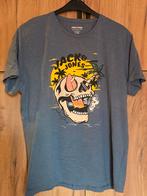 Jack & Jones T-shirt XXL - Schedel Print, Blauw, Overige maten, Ophalen of Verzenden, Zo goed als nieuw