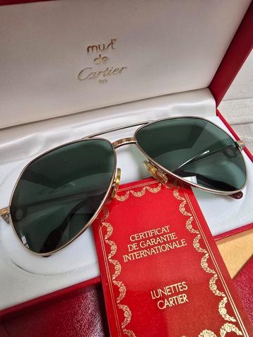 Cartier Vendome Santos platine bril - full set - 62 14 140 beschikbaar voor biedingen