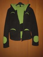 Heerlijk warm fleece vest-jasje met sjaal BORIS S/M snazzeys, Maat 38/40 (M), Verzenden, Zwart, Zo goed als nieuw