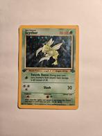 Pokemon kaart: Scyther 1st Edition Jungle, Ophalen of Verzenden, Gebruikt, Losse kaart, Foil