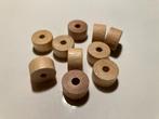 Houten grote platte kralen, Hobby en Vrije tijd, Kralen en Sieraden maken, Ophalen of Verzenden, Gebruikt, Kraal