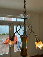 Mooie Plafondlamp met glazen details, Ophalen, Gebruikt, Glas, Minder dan 50 cm
