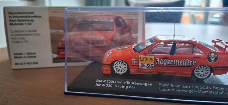 BMW 320i Jägermeister - Zeldzaam Model!, Hobby en Vrije tijd, Modelauto's | 1:43, Ophalen of Verzenden