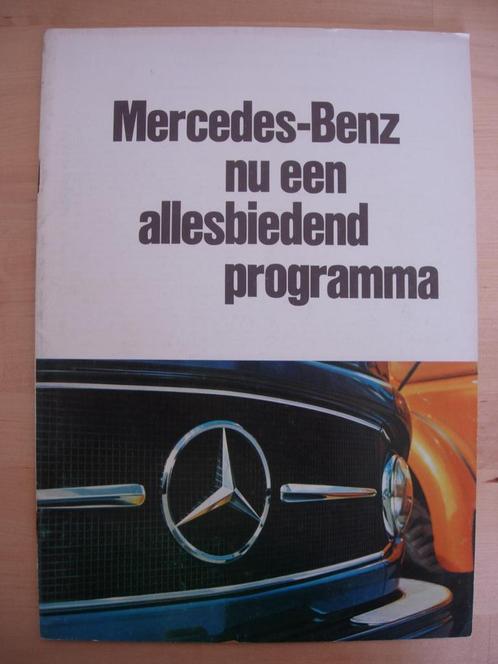 Mercedes Truck Programma Brochure ca 1970, Boeken, Auto's | Folders en Tijdschriften, Zo goed als nieuw, Mercedes, Ophalen