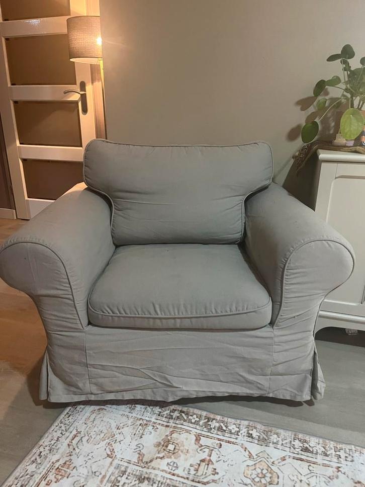 IKEA Ektorp fauteuil - comfortabel en stijlvol!, Huis en Inrichting, Banken | Sofa's en Chaises Longues, Gebruikt, Eenpersoons