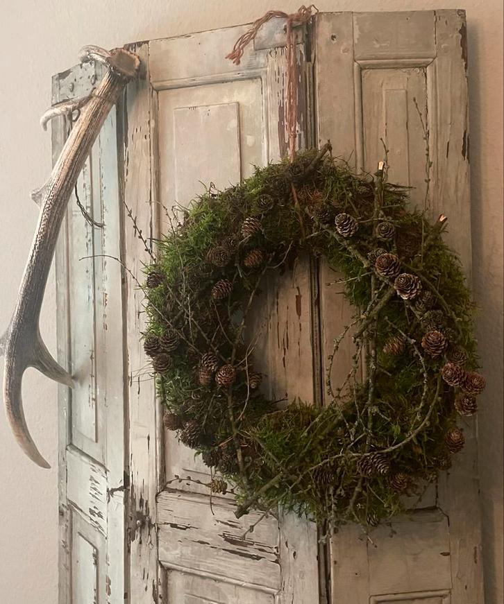 Grote Natuurlijke Landelijke Krans, Huis en Inrichting, Woonaccessoires | Kransen, Nieuw, Ophalen of Verzenden