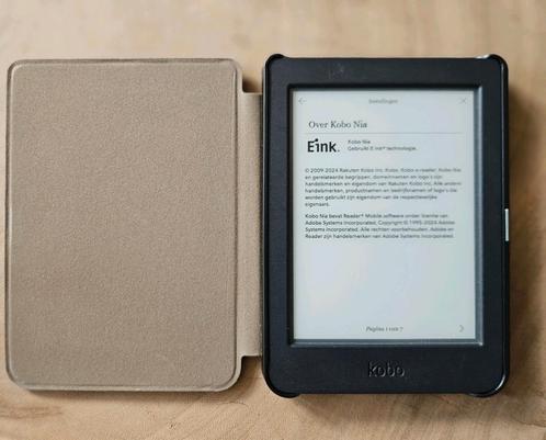 Mooie Kobo Nia ereader met sleepcover, Computers en Software, E-readers, Zo goed als nieuw, 6 inch of minder, 8 GB, Touchscreen