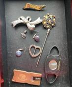 Antieke sieraden dasspeld en meer, Overige materialen, Overige typen, Ophalen of Verzenden