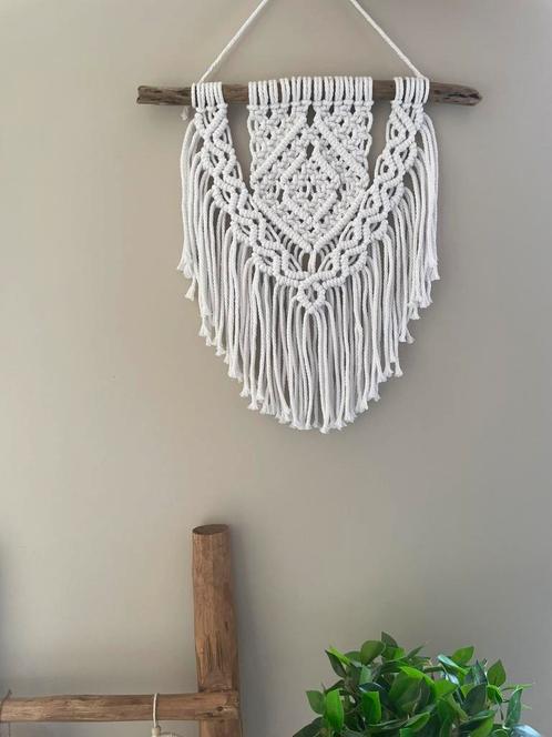 Macrame wandhanger/wandkleed mini, Huis en Inrichting, Woonaccessoires | Wanddecoraties, Nieuw, Ophalen of Verzenden