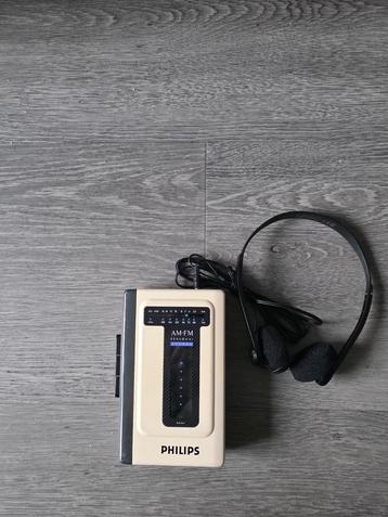 Vintage Philips Radio Cassette Speler - Draagbaar beschikbaar voor biedingen