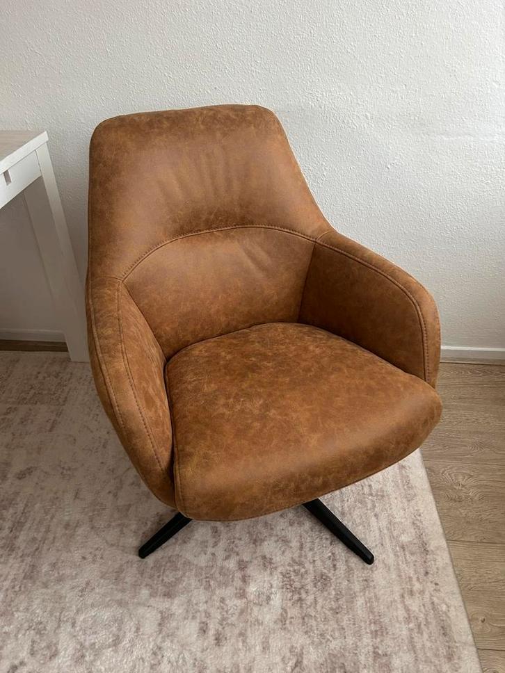 Nieuw! Xooon Vernon fauteuil draaibaar, relax stoel, Huis en Inrichting, Fauteuils, Nieuw, Metaal, 75 tot 100 cm, Ophalen