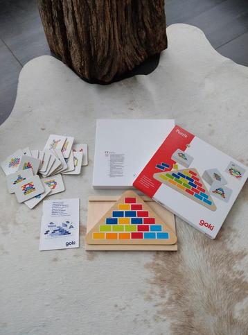 Goki houten Triangel puzzel/ educatief spel beschikbaar voor biedingen