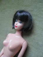 Barbie American Girl  met zwart haar  mattel 1965  Repro, Verzamelen, Verzenden, Nieuw, Pop