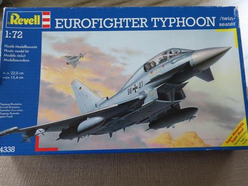 Eurofighter Typhoon dual Revell 1/72, Hobby en Vrije tijd, Modelbouw | Vliegtuigen en Helikopters, Nieuw, Vliegtuig, 1:72 tot 1:144