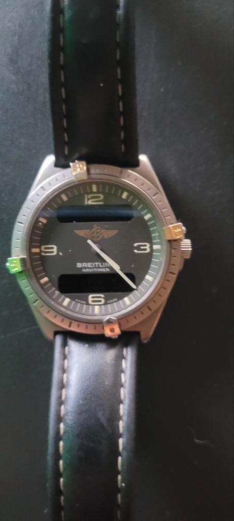 Breitling Aerospace, Sieraden, Tassen en Uiterlijk, Horloges | Heren, Gebruikt, Polshorloge, Breitling, Overige materialen, Kunststof
