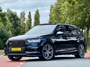 Audi Q7 3.0 TDI 374pk E-tron Quattro SQ7 pakket 2016 Blauw beschikbaar voor biedingen