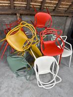 Kartell Masters stapelbare design stoelen, Huis en Inrichting, Stoelen, Kunststof, Wit, Zo goed als nieuw, Vijf, Zes of meer stoelen
