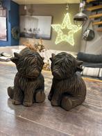 Schattige Highland Koe Beelden Set, Dracht 39, Ophalen of Verzenden, Happinessbyfemke@gmail.com, Happiness