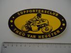 sticker oud Motorrace THEO VAN HEUGTEN motor race motorsport, Verzamelen, Verzenden, Zo goed als nieuw, Bedrijf of Vereniging