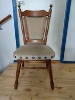 Vintage eiken stoelen, Huis en Inrichting, Stoelen, Ophalen, Hout, Gebruikt, Bruin