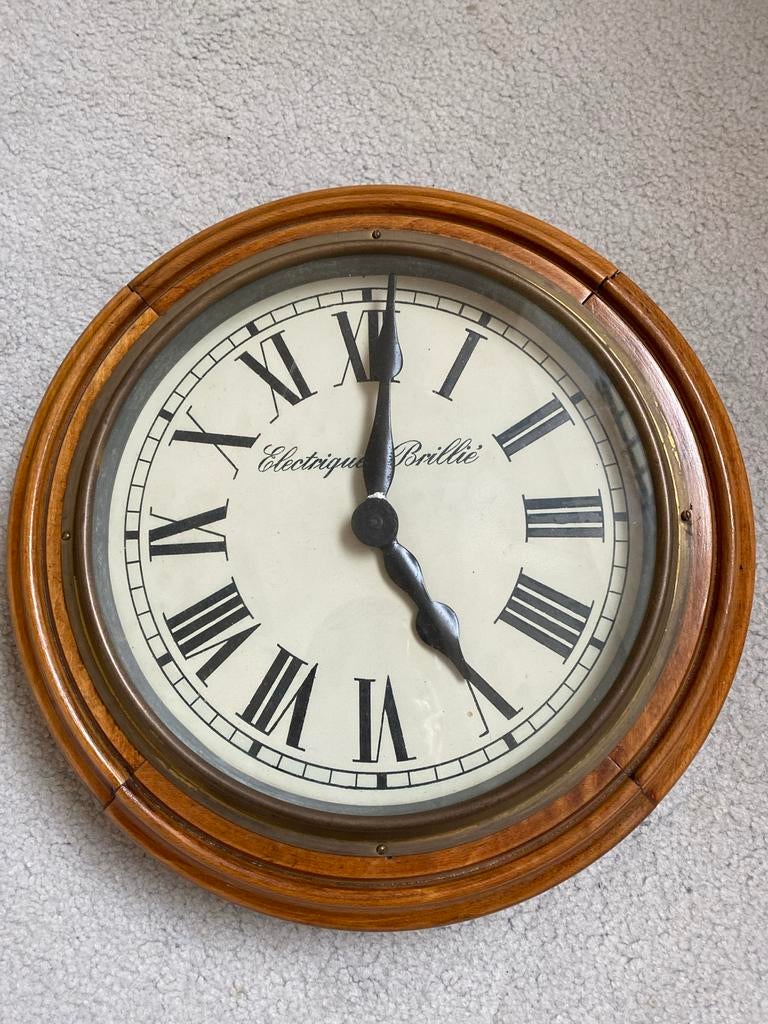 Elektrische Brillie Slaafenklok - Vintage, Antiek en Kunst, Antiek | Klokken, Ophalen of Verzenden